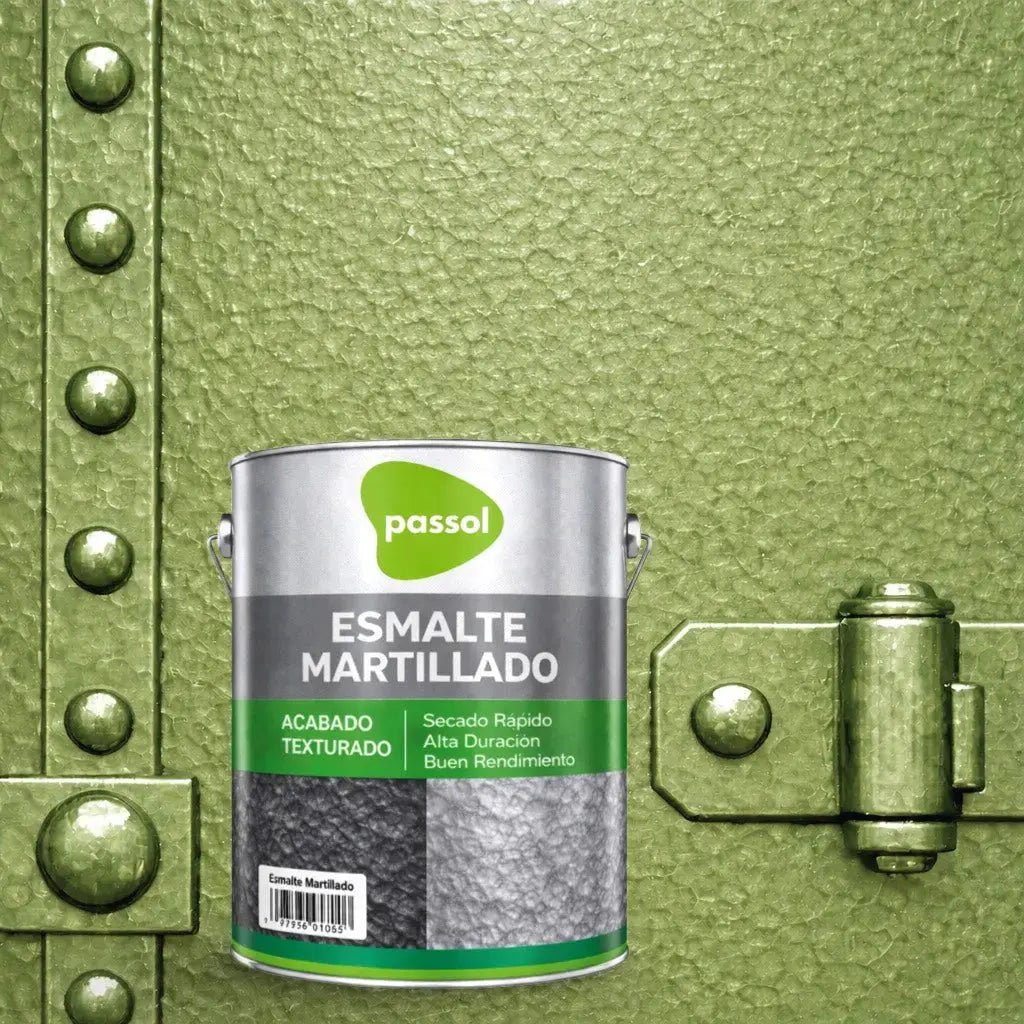 Esmalte efecto Martillado Brillante PassolVerde Esmeralda1 GalónPassol