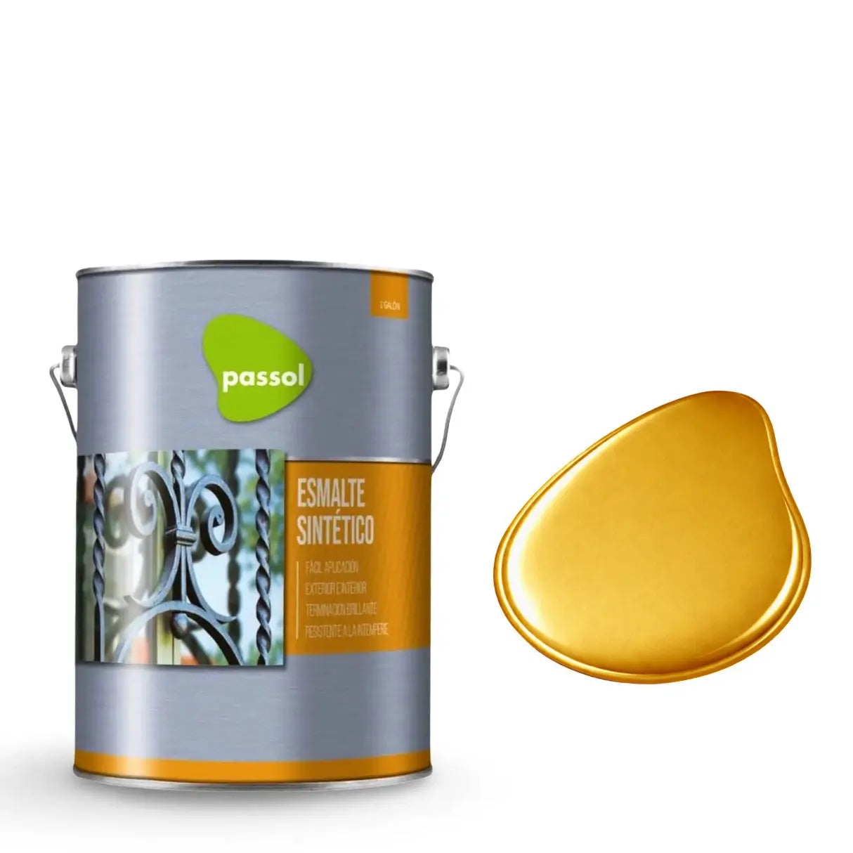 Esmalte Sintético 1 Galón PassolDorado1 GalónPassol