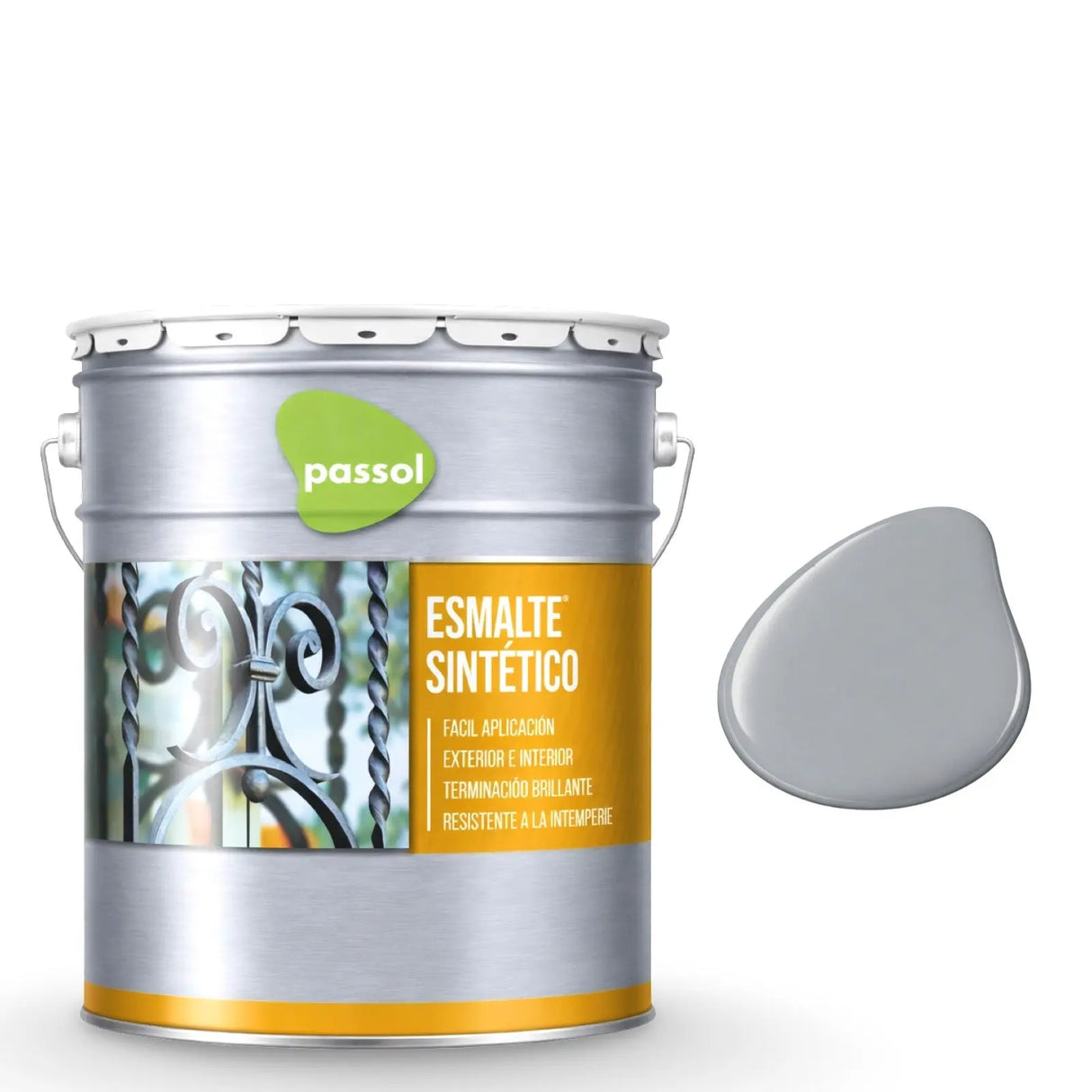 Esmalte Sintético Tineta 5gl PassolGrisTineta 5 galónesPassol