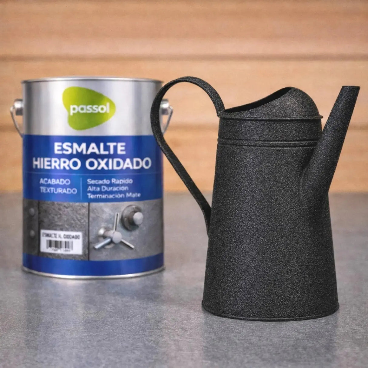 Esmalte Sintetico Hierro Oxidado 1 GalónNegroPassol