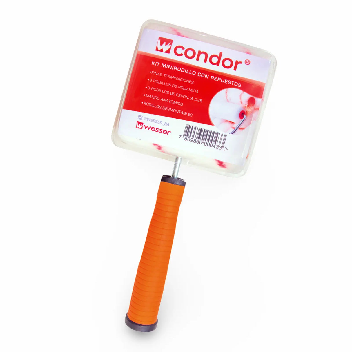 PACK 6 MINI RODILLOS CONDOR PASSOL