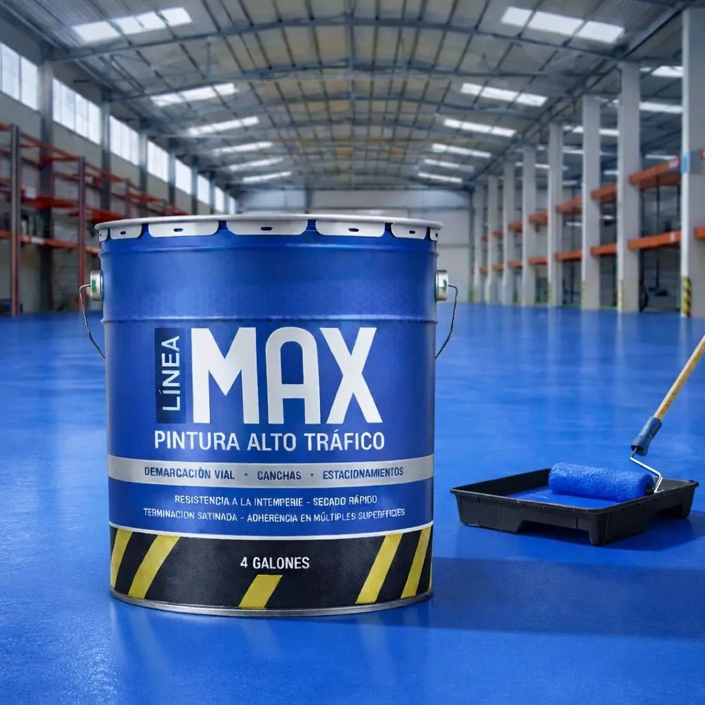Pintura Alto Trafico Pisos MaxAzulTineta 4glPassol
