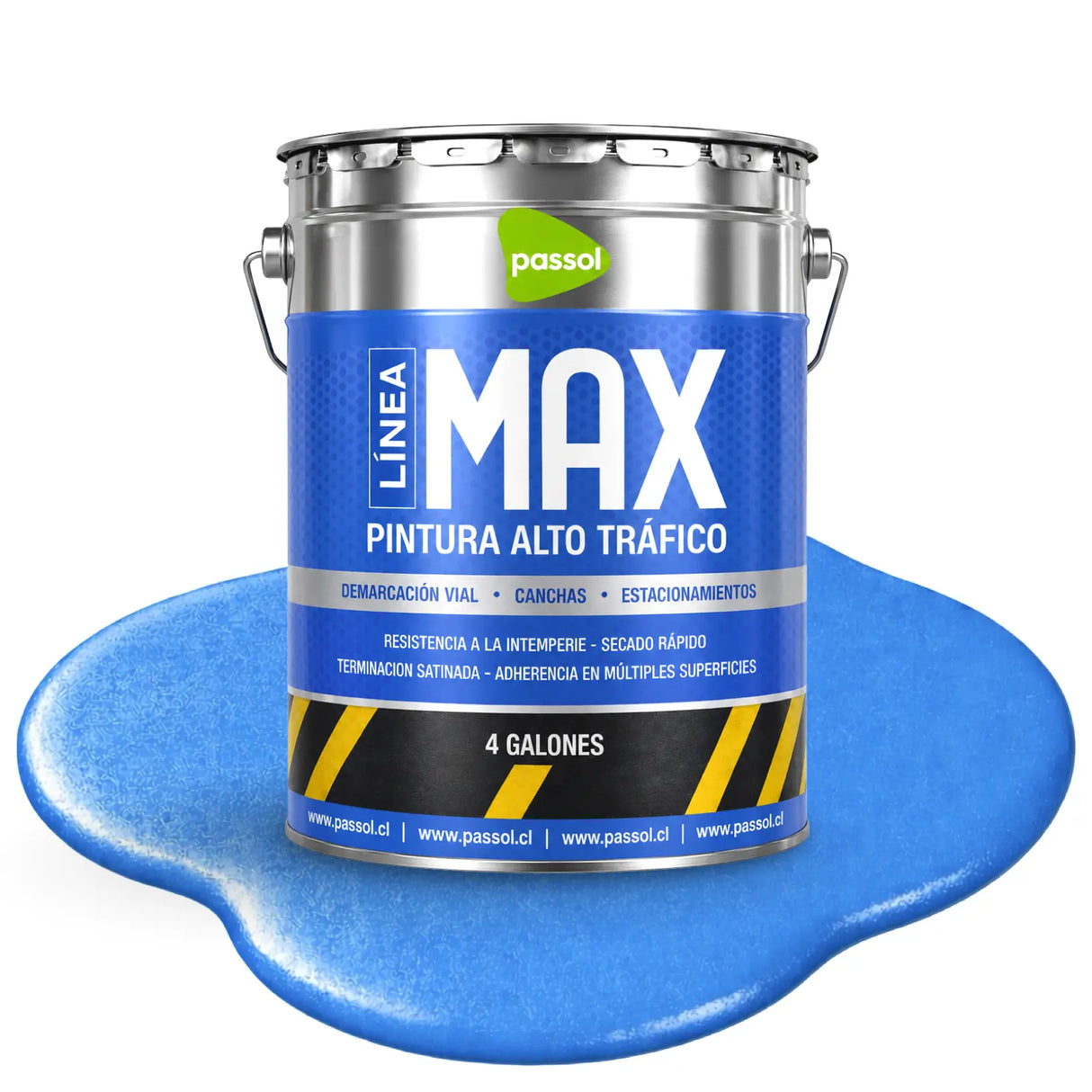 Pintura Alto Trafico Pisos MaxAzulTineta 4glPassol