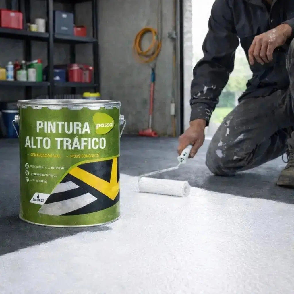 Pintura Alto Trafico ContrasteBlancoTineta 4glPassol