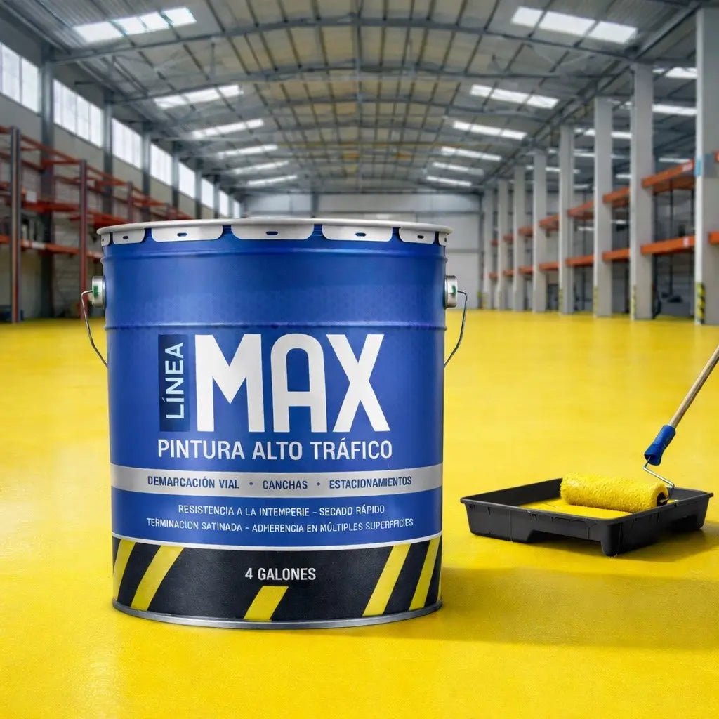 Pintura Alto Trafico Pisos MaxAmarilloGalón 3.8ltsPassol