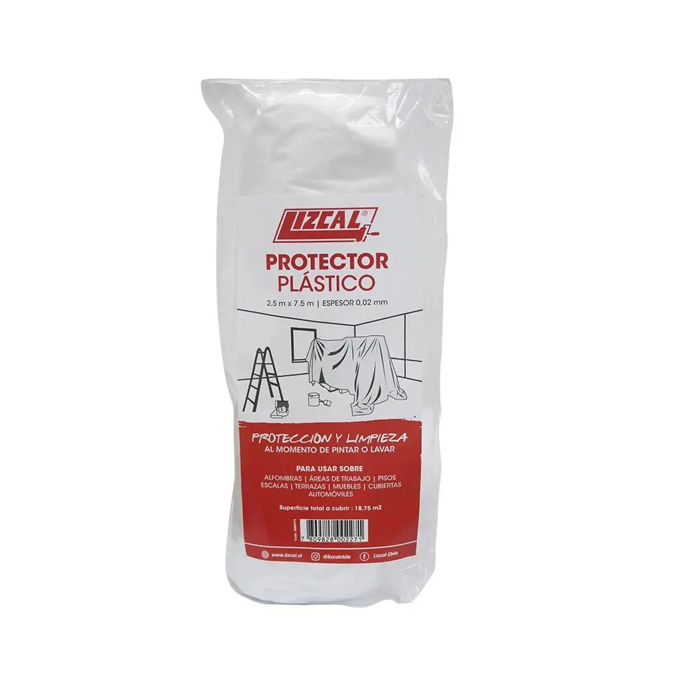 ROLLO PROTECTOR PINTURA PLASTICO LIZCAL18.75m2Passol