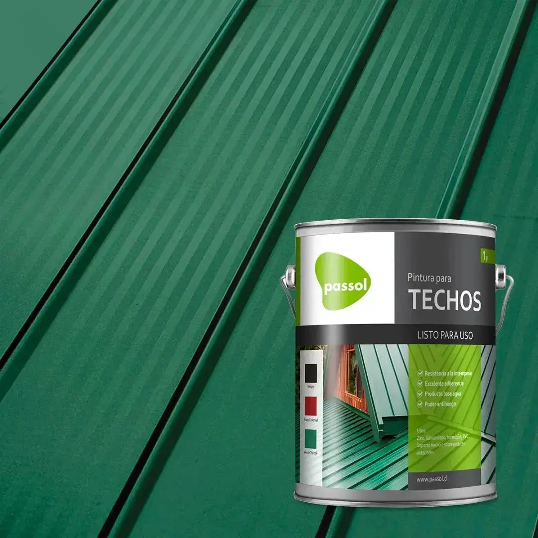 Pintura para Techos Zinc PassolVerde1 GalónPassol