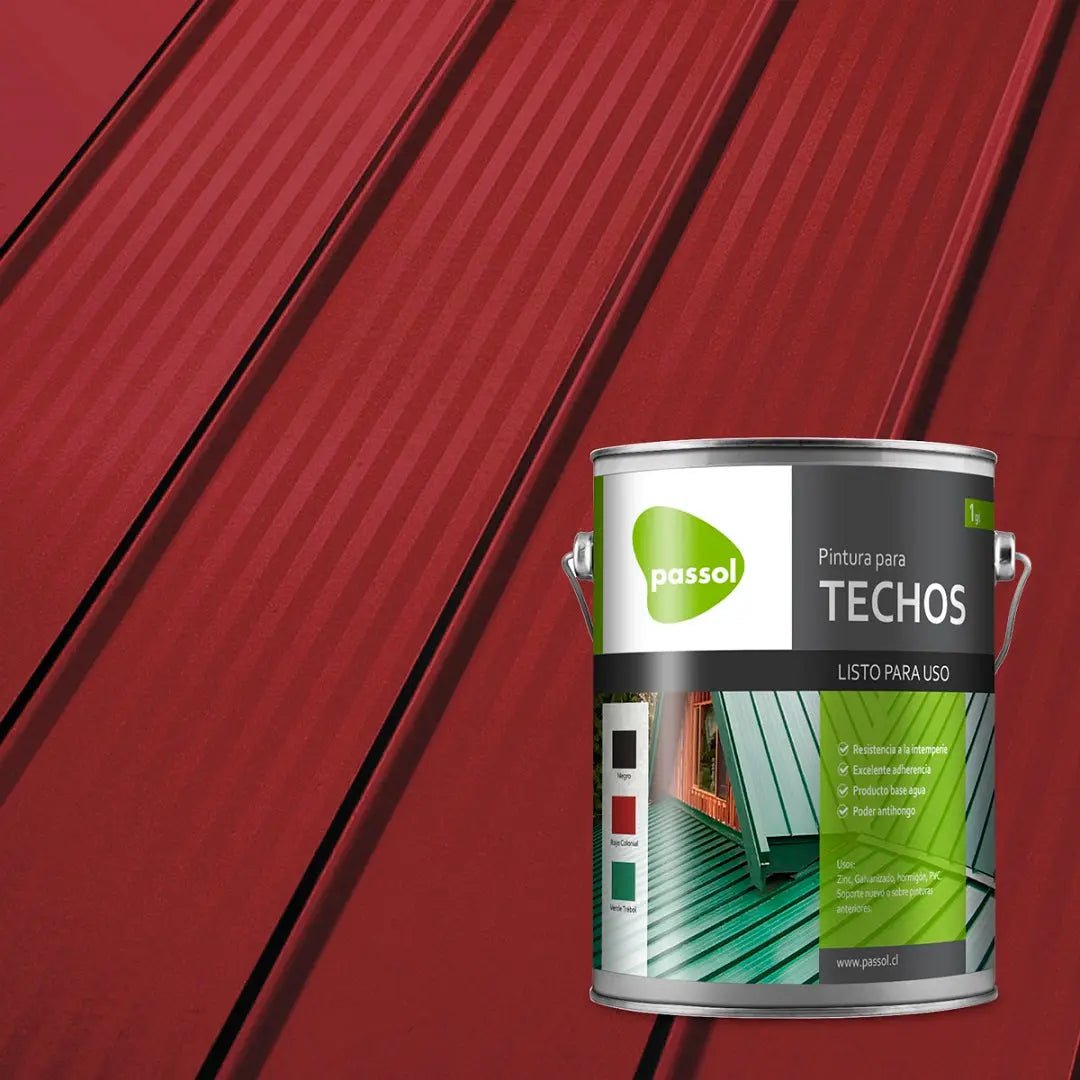 Pintura para Techos Zinc PassolRojo1 GalónPassol