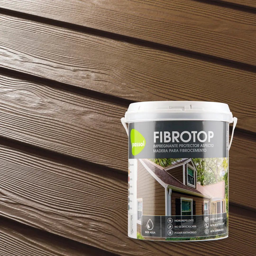 Fibrotop Impregnante Fibrocemento Galón PassolCastaño1 GalónPassol