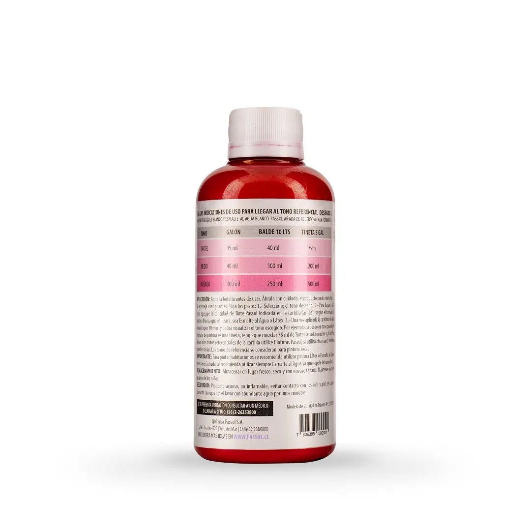 Tinte base agua 250 ml PASSOL