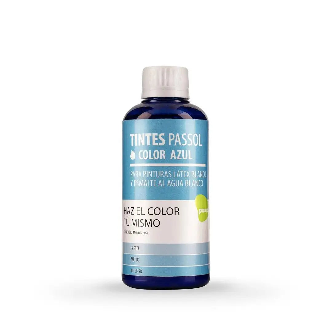 Concentrado Pintura Tinte Base Agua 250 ml PassolAzulPassol