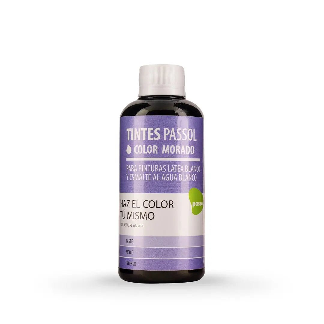 Concentrado Pintura Tinte Base Agua 250 ml PassolMoradoPassol