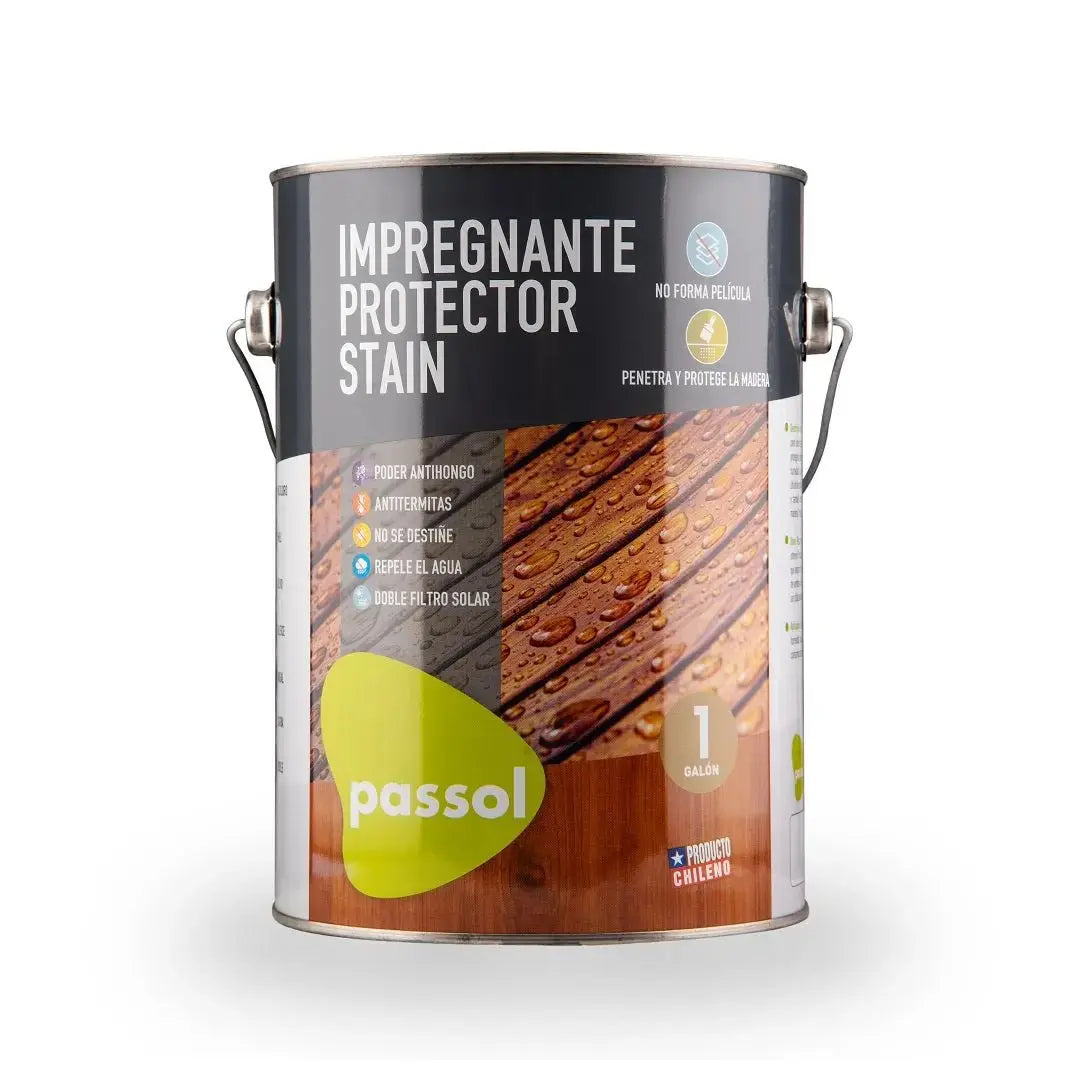 Stain Impregnante para Maderas PassolGris1 GalónPassol