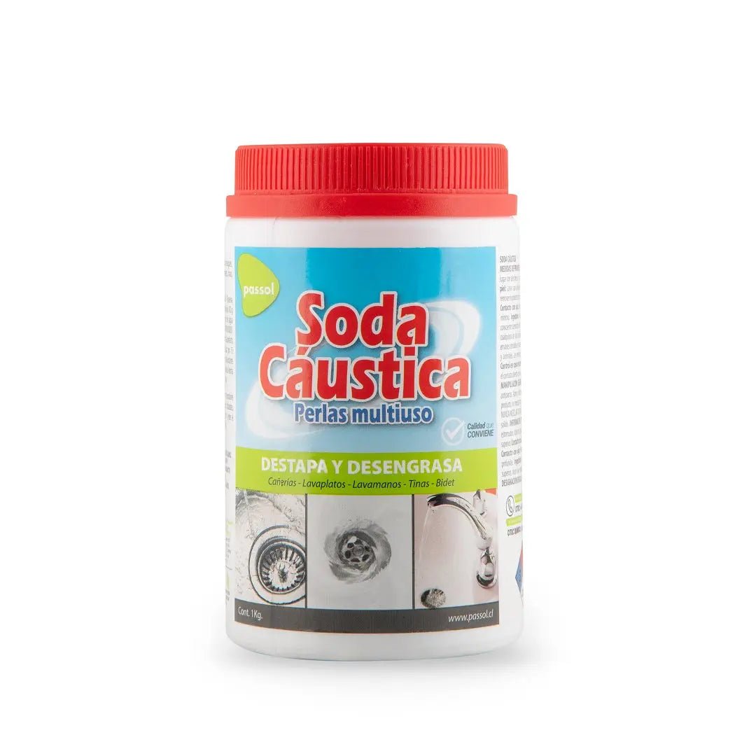 Soda Cáustica Pote PassolPote 1 KGPassol