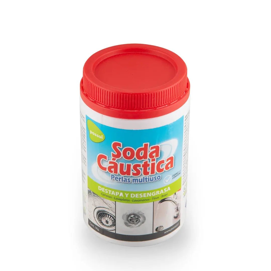 Soda Cáustica Pote PassolPote 1 KGPassol