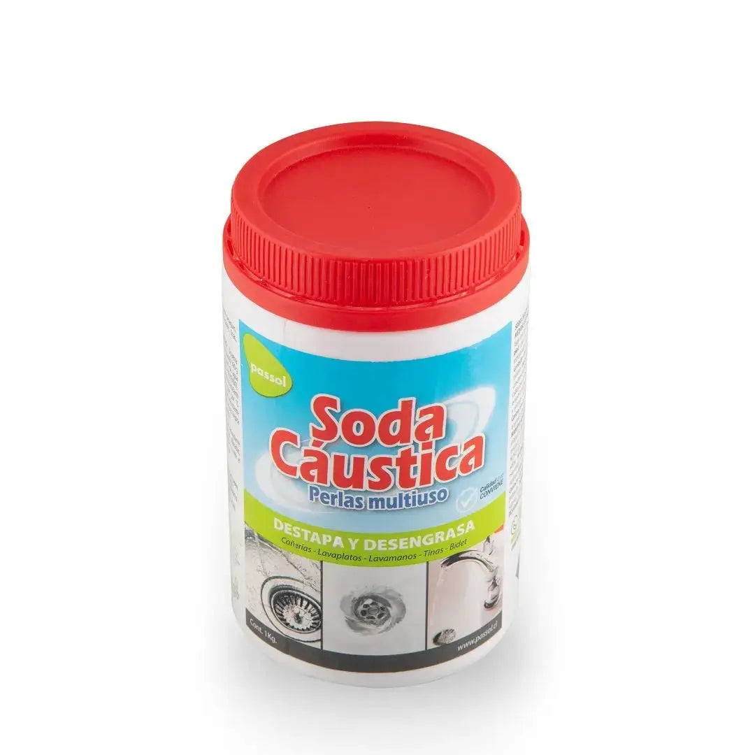 Soda Cáustica Pote PassolPote 1 KGPassol