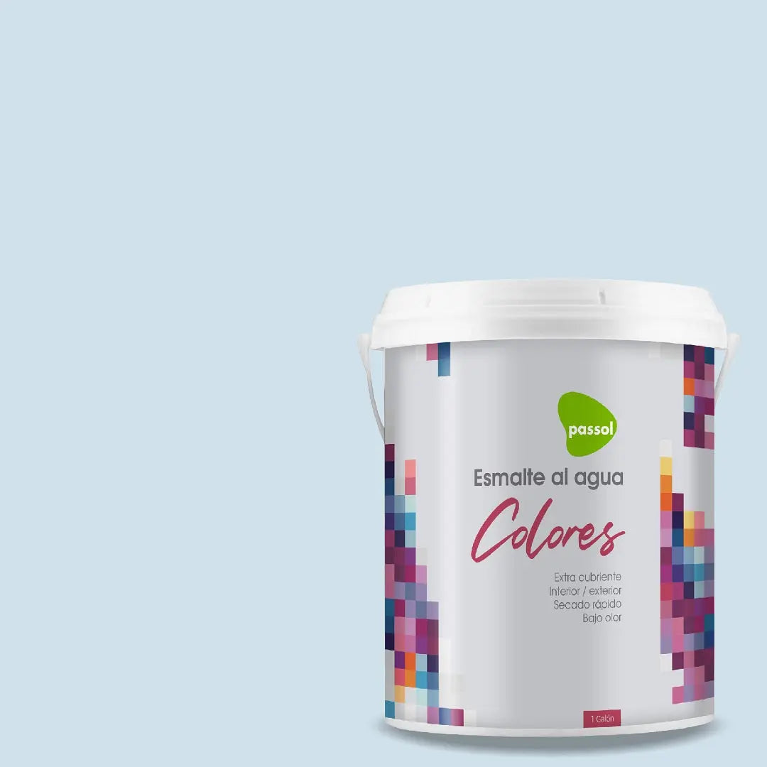 Esmalte al agua colores Powder Blue PASSOL