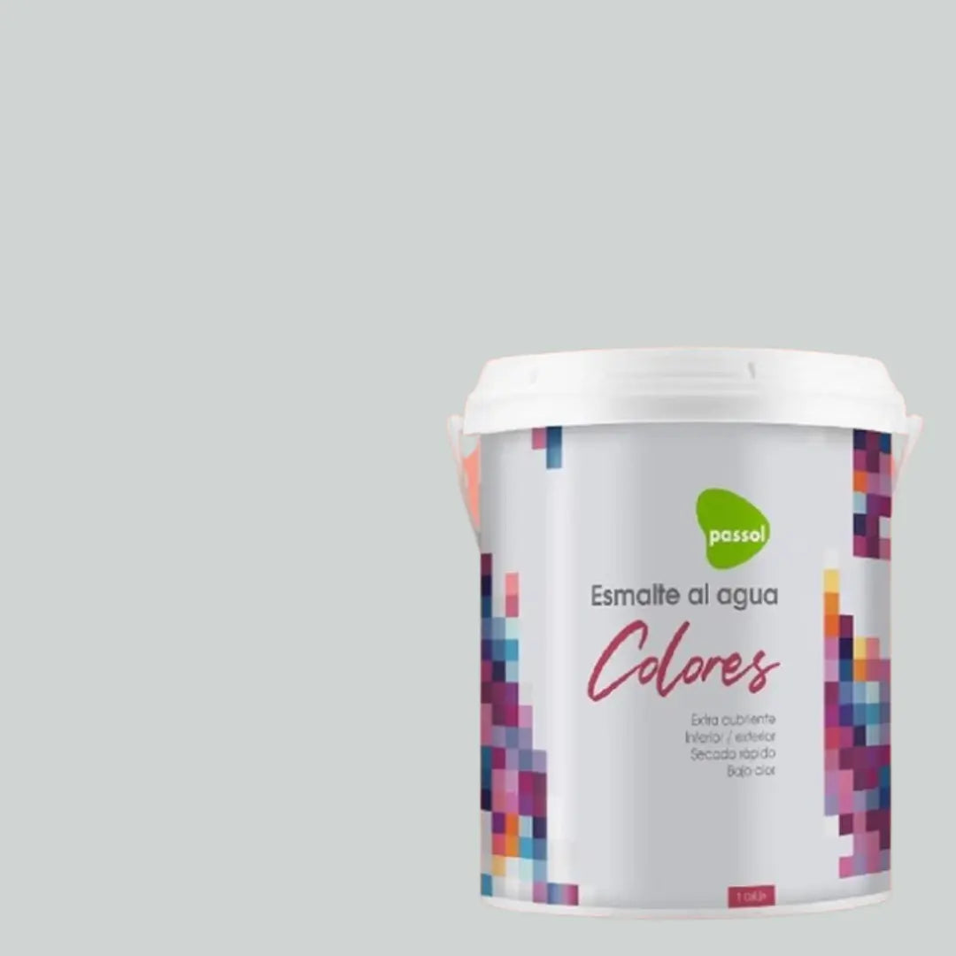 Esmalte al agua colores Gris Artico PASSOL