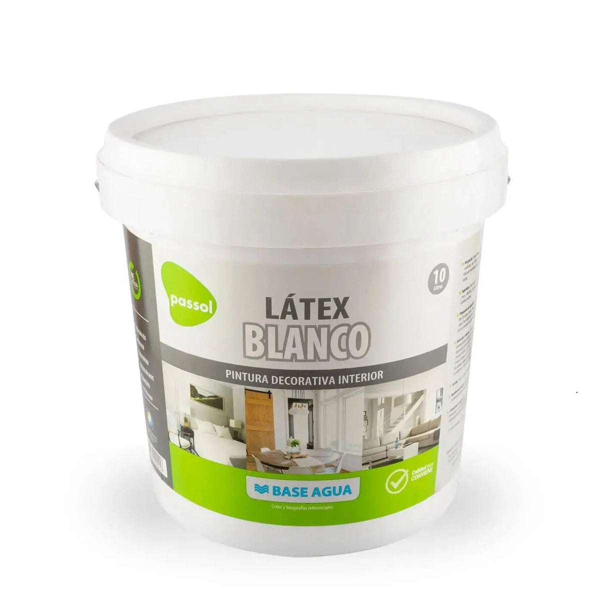 Látex Aplauso Balde 10lt ColoresDamascoBalde 10 ltsPassol