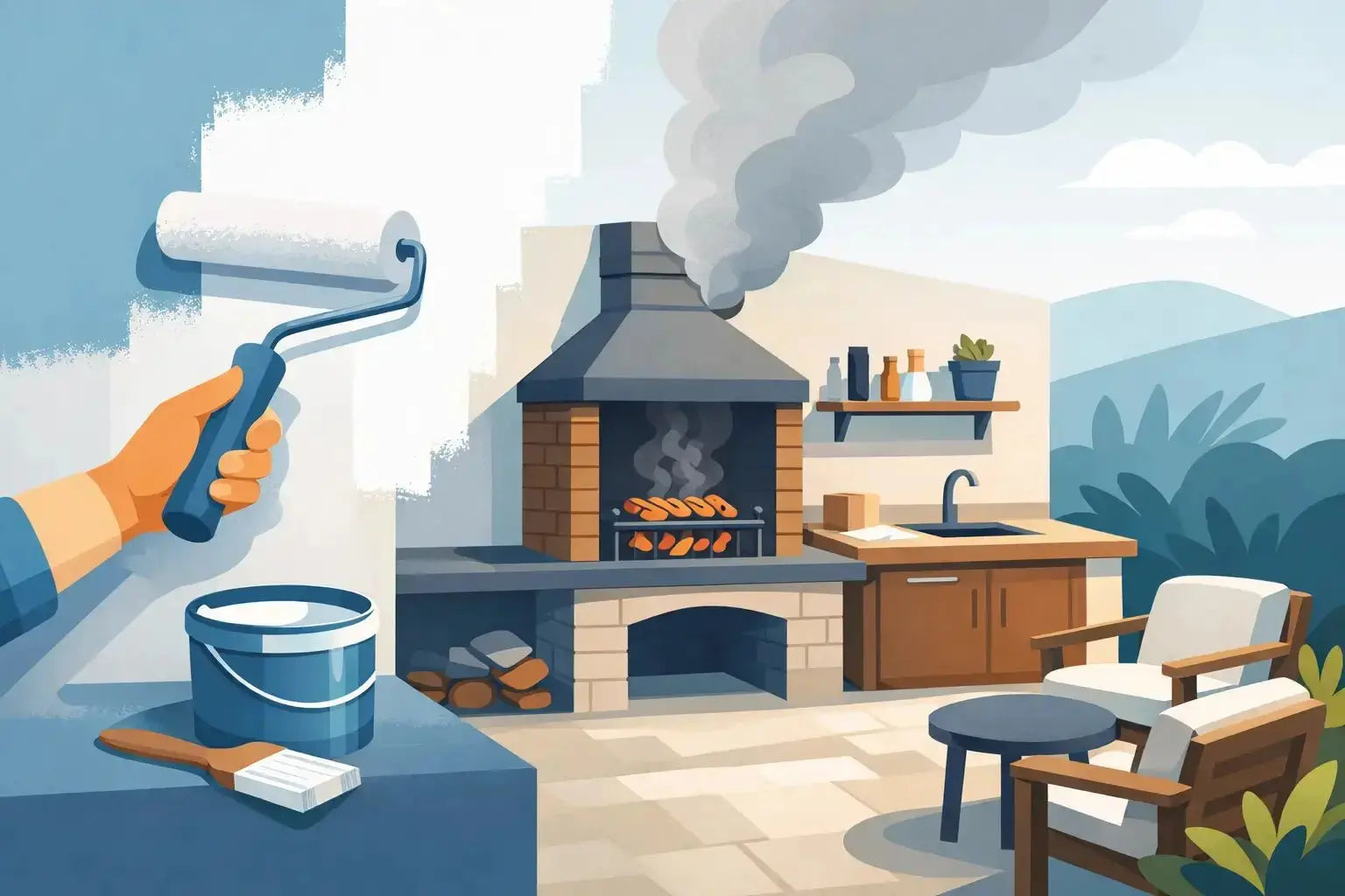 Pintura para quincho resistente al humo - Passol