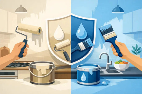 Látex vs esmalte al agua en cocina, ¿cuál elegir?