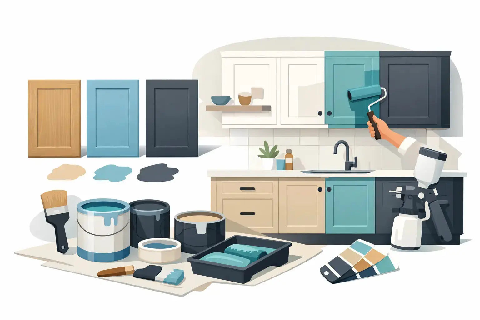 Pintura para muebles de cocina: cuál elegir