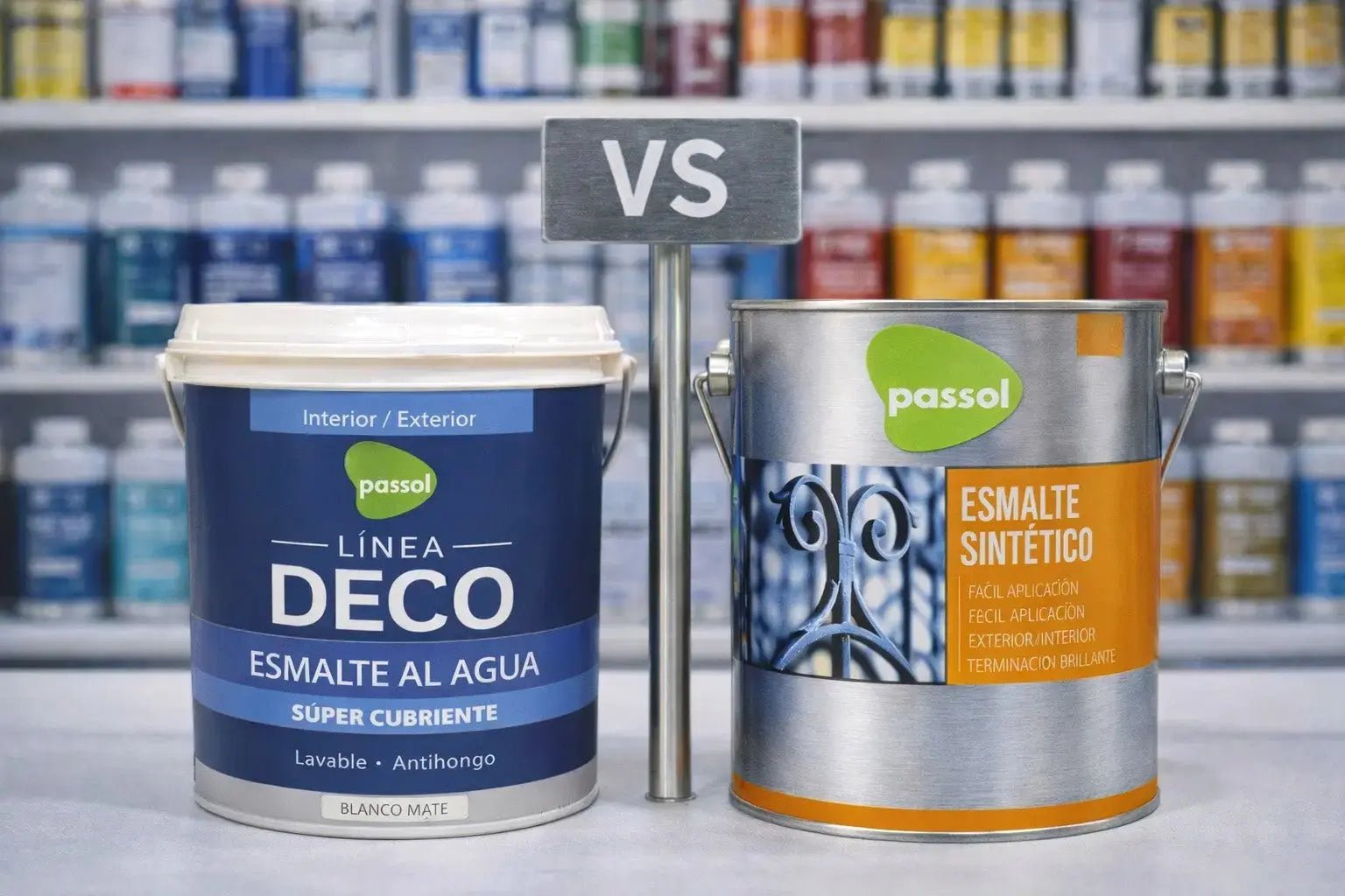 Esmalte al agua vs sintético: Diferencias y cúal te conviene - Passol