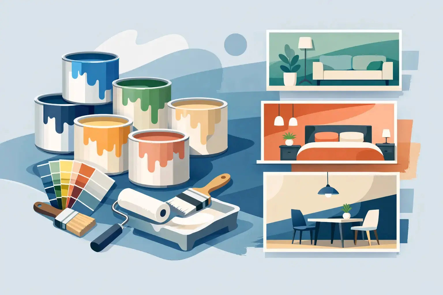 7 pinturas para muros interiores que sí convienen