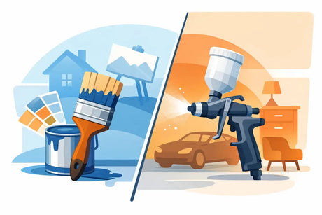 ¿Brocha o pistola para pintar? Elige según tu proyecto