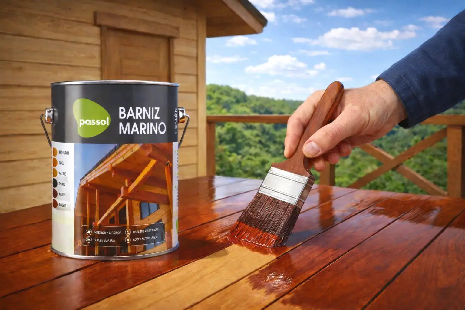 Barniz marino: madera exterior que sí aguanta - Passol