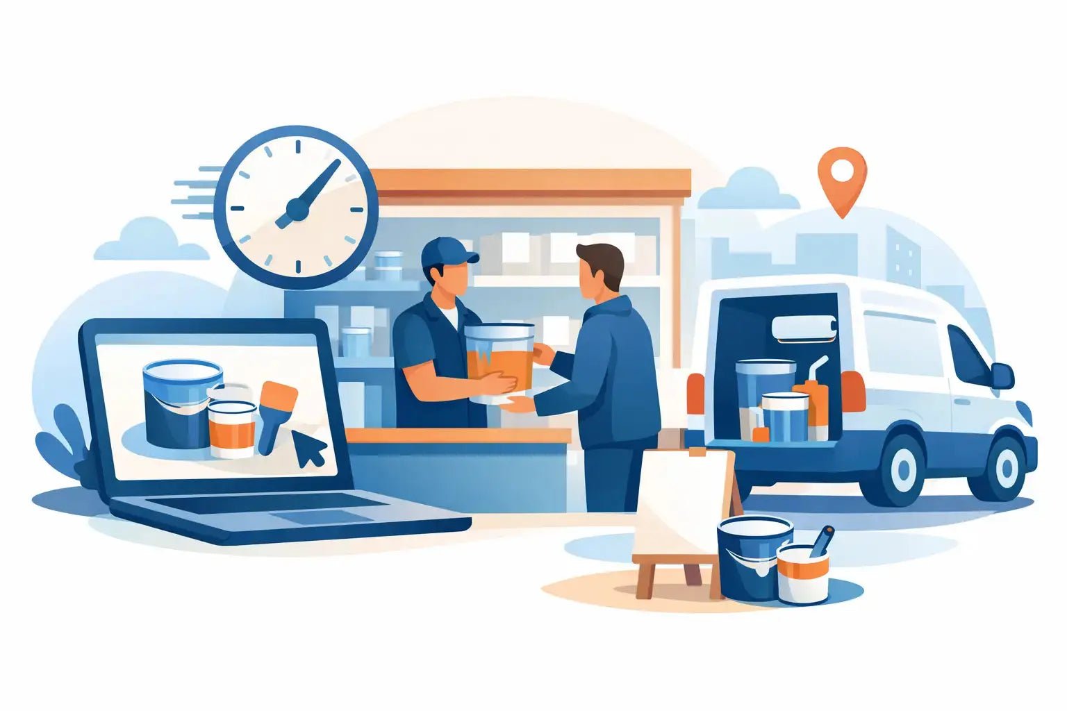 Compra y retiro pinturas en 3 horas - Passol