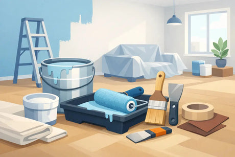 Herramientas básicas para pintar un departamento