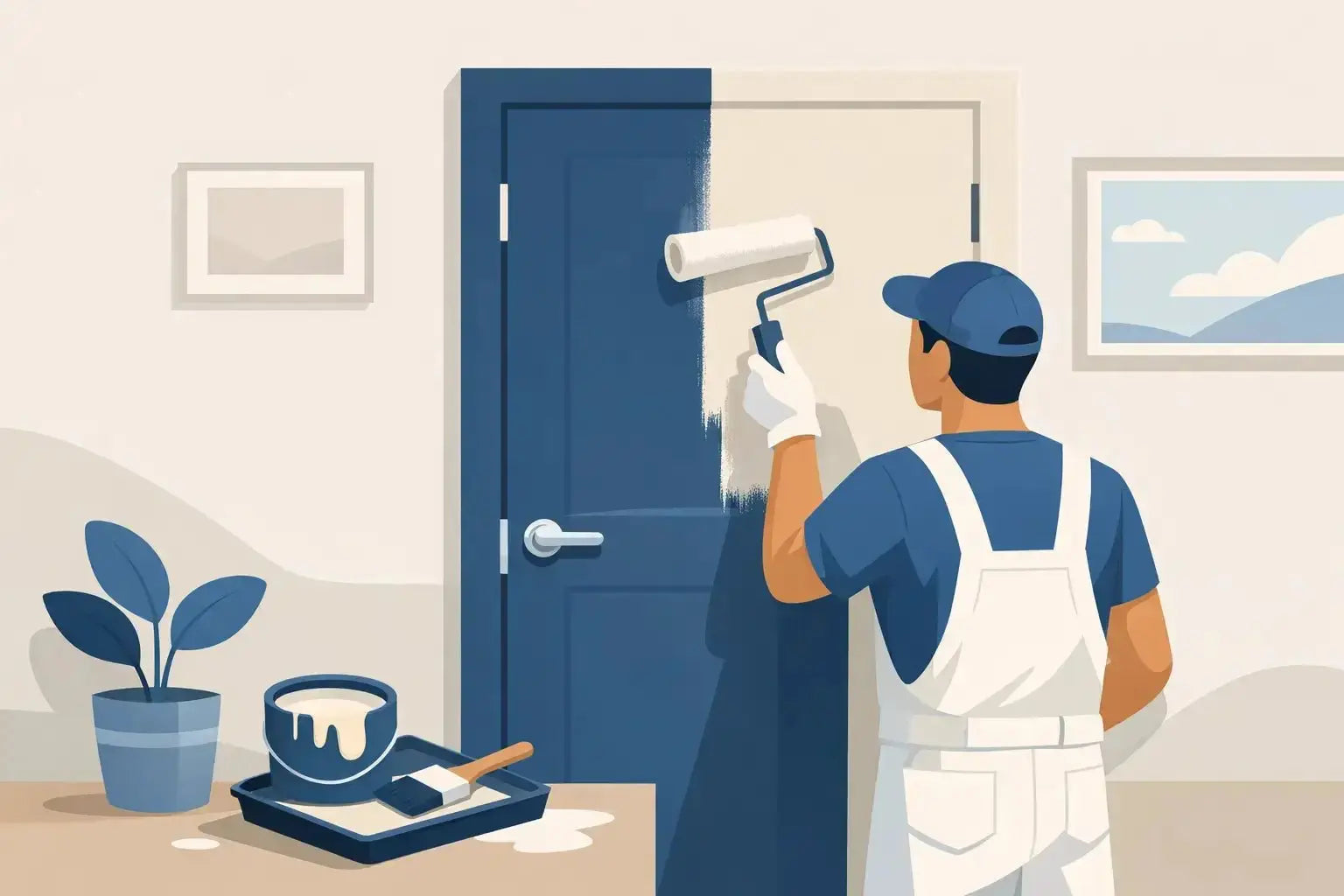 Cómo pintar una puerta interior sin marcas - Passol