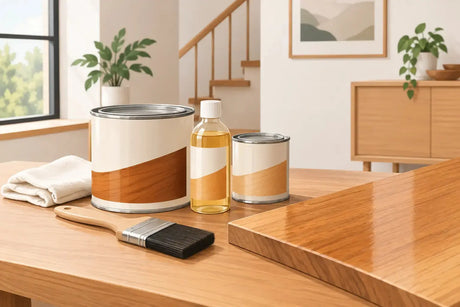 Guía de selladores para madera interior en casa