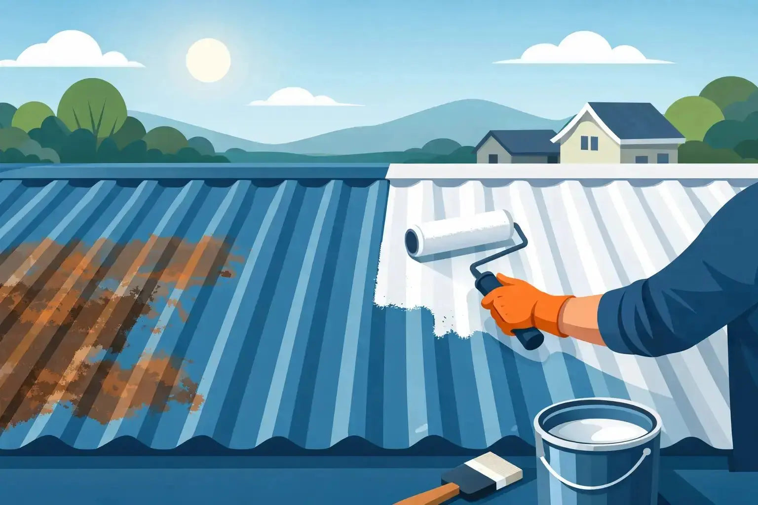 Cómo pintar techo zinc sin óxido y que dure - Passol