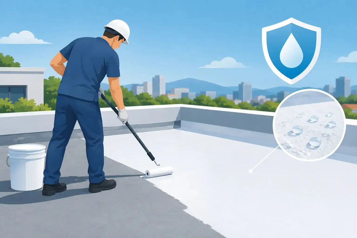 ¿La pintura impermeable funciona en techos?
