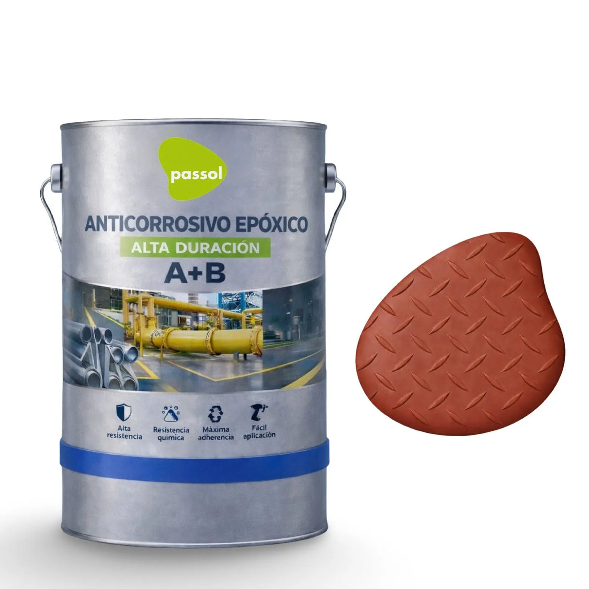 Anticorrosivo / Antióxido Epóxico Kit Galón Passol Passol