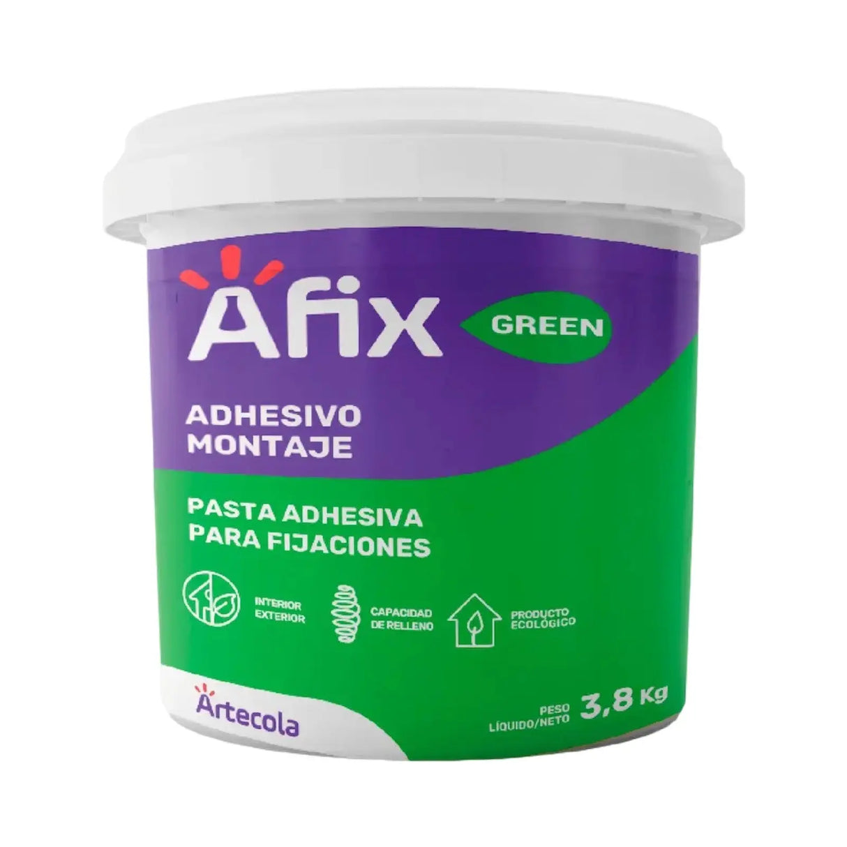 Adhesivo Montaje Blanco 3.8kg Afix Passol