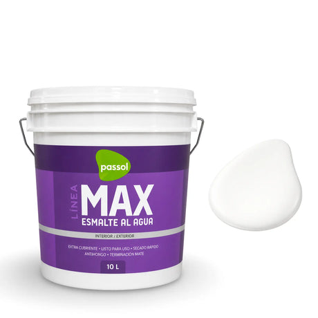Esmalte al Agua Max Blanco Passol Passol