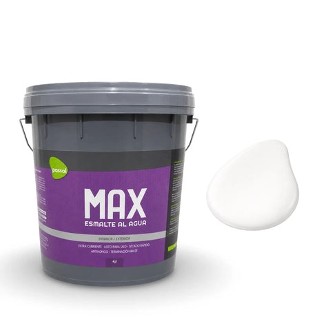 Esmalte al Agua Max Blanco Passol Passol