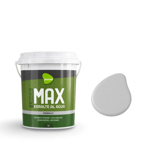 Esmalte al Agua Semibrillo Max Passol Passol