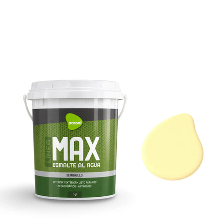 Esmalte al Agua Semibrillo Max Passol Passol