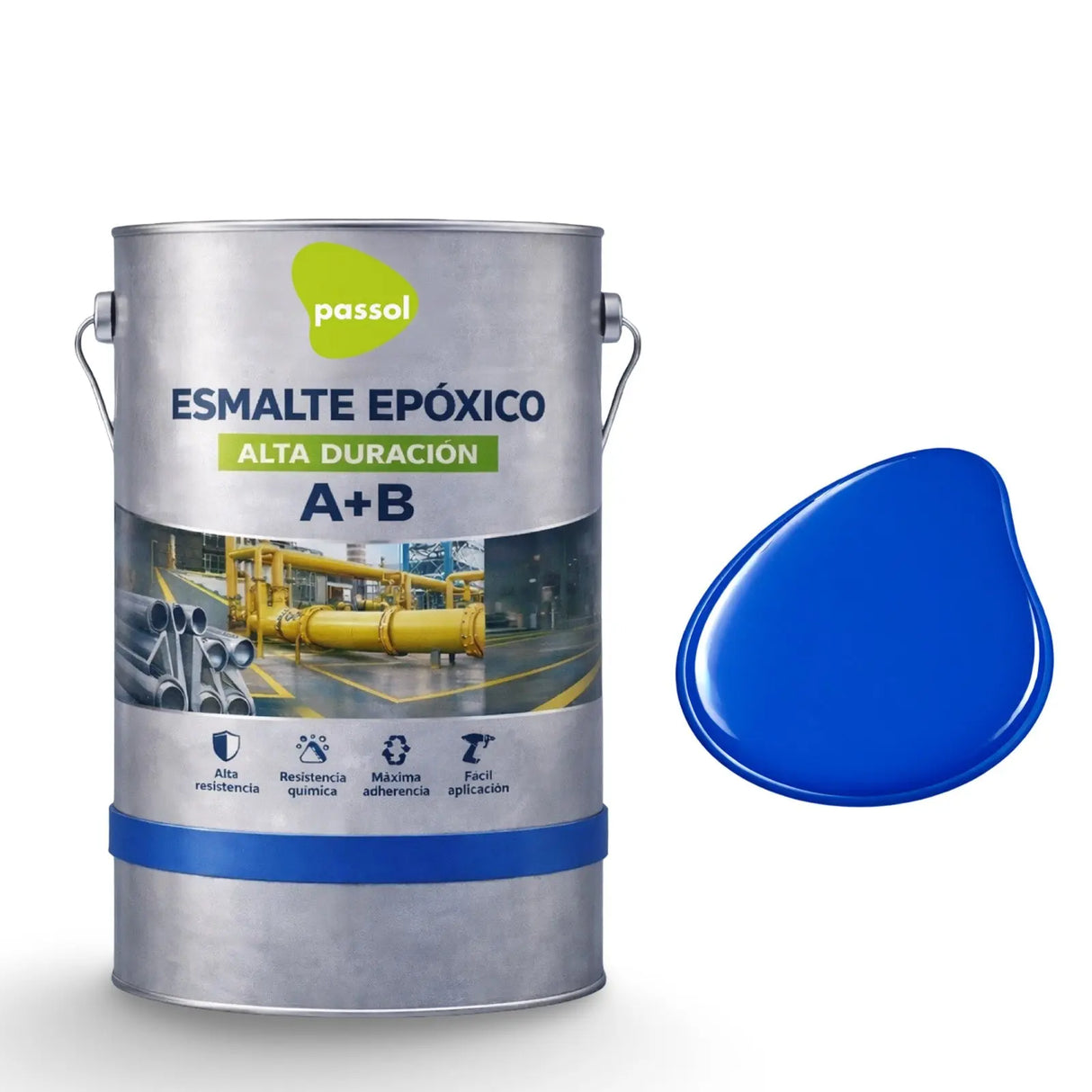 ESMALTE EPOXICO KIT GALON PASSOL Passol