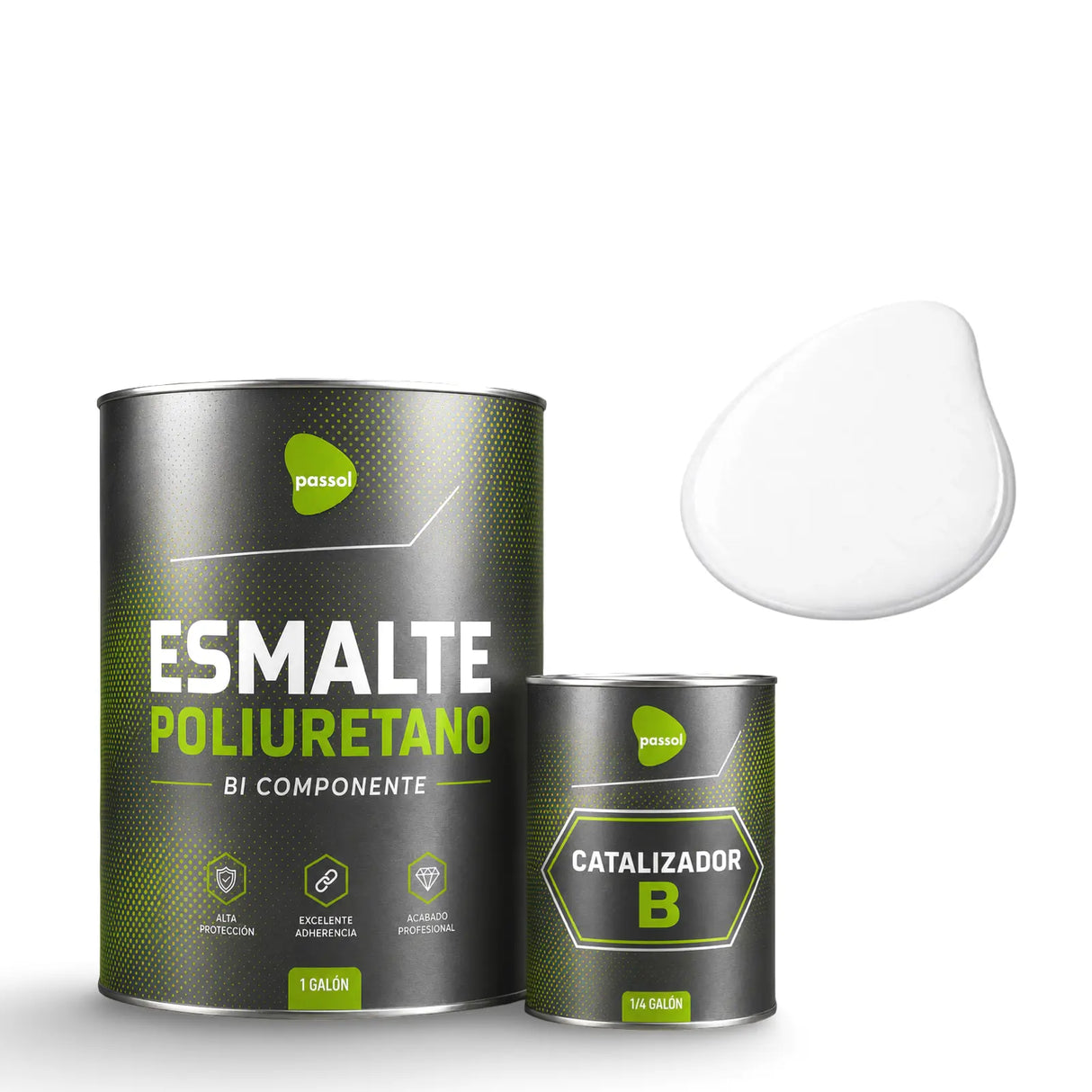 Esmalte Poliuretano Kit A+B Galón PASSOL