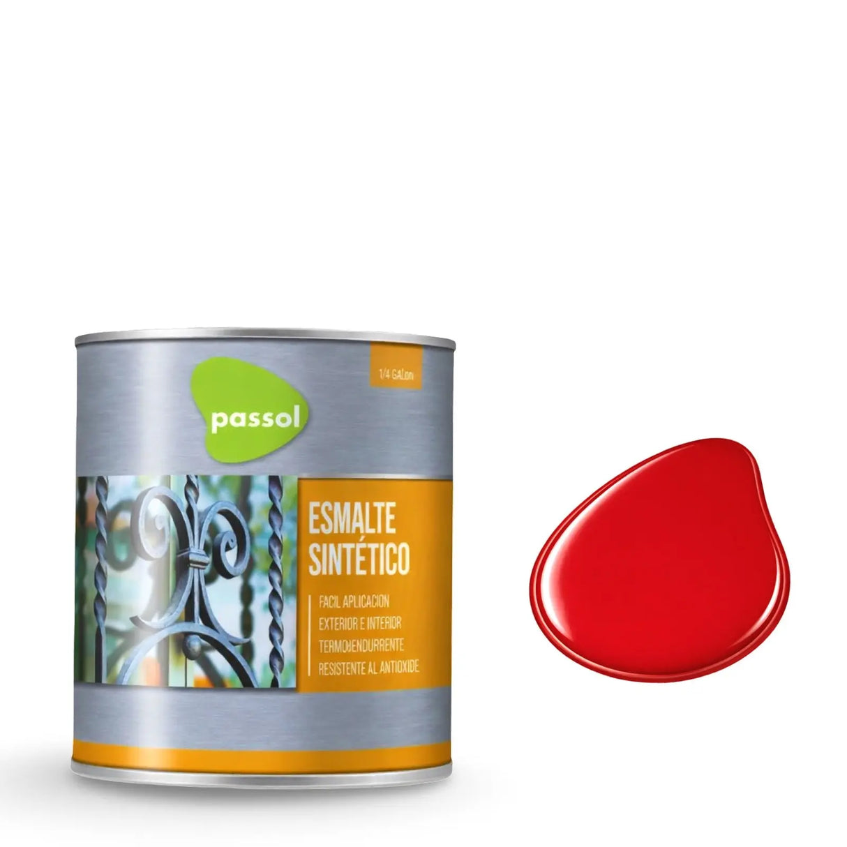 Esmalte Sintético 1/4 Galón Passol PASSOL