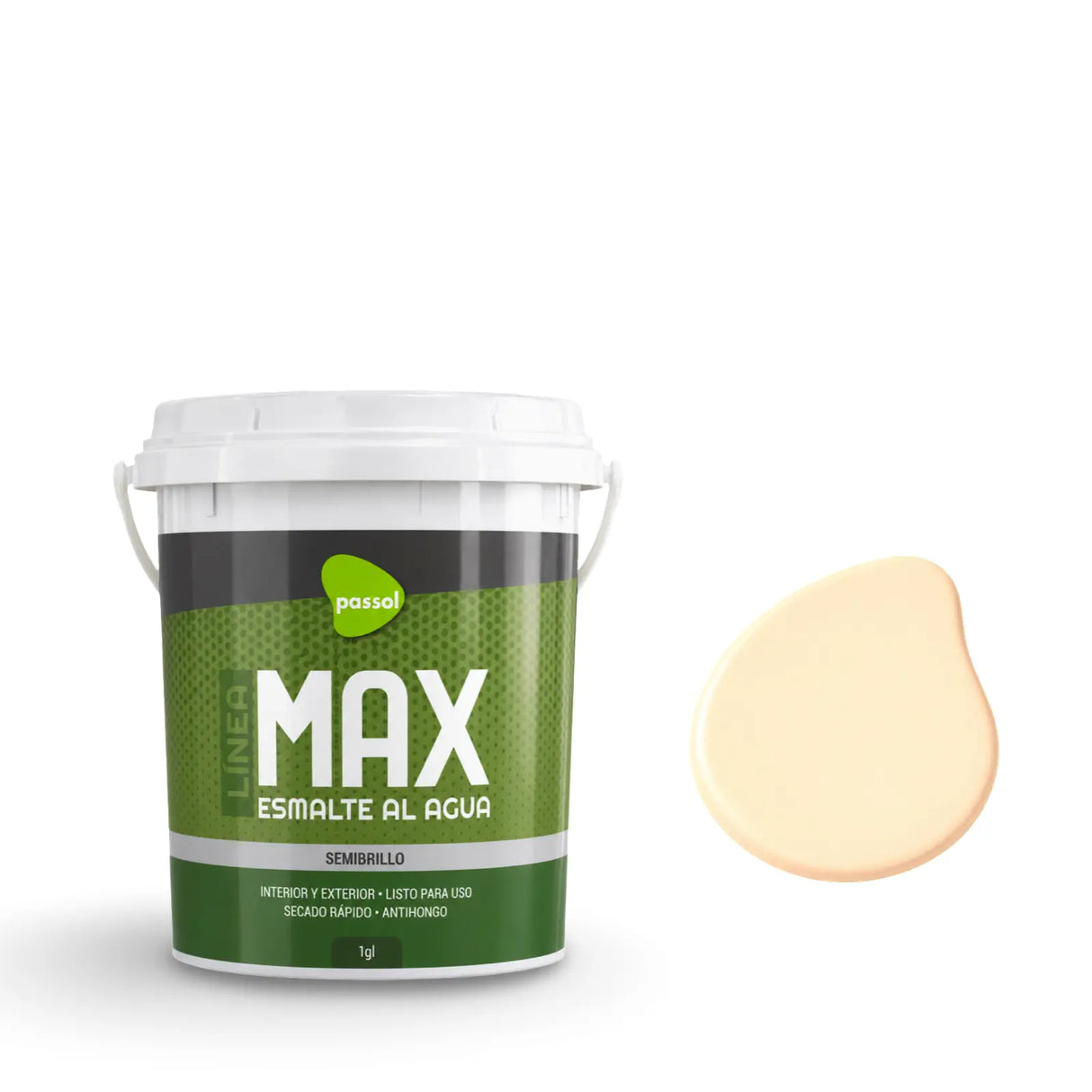 Esmalte al Agua Semibrillo Max Passol Passol