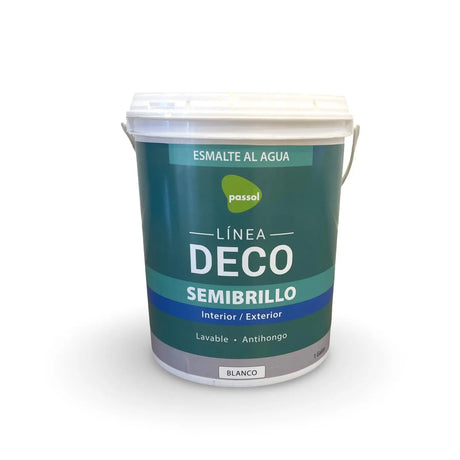 Esmalte al Agua Semibrillo Blanco PASSOL