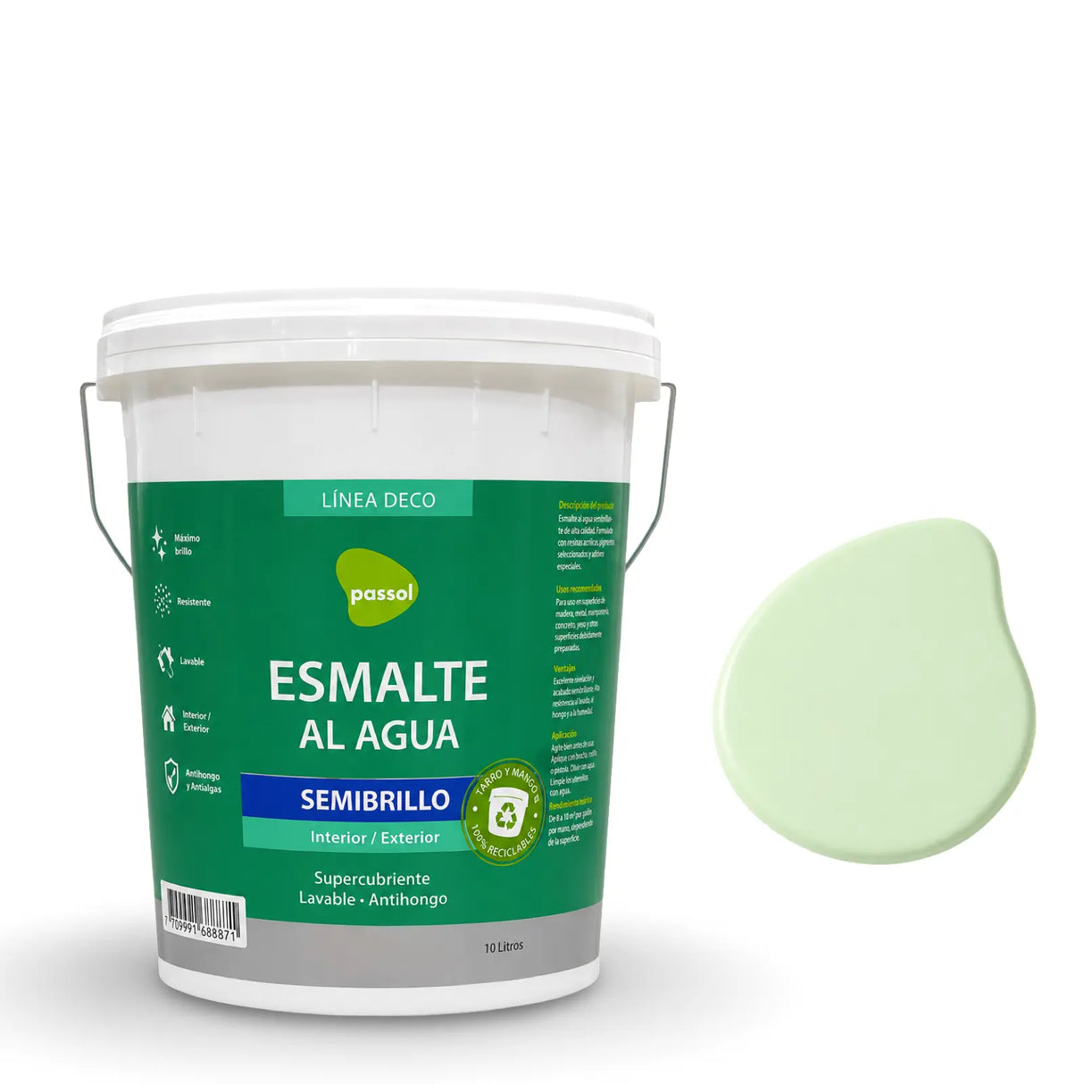 Esmalte al Agua Semibrillo Passol PASSOL
