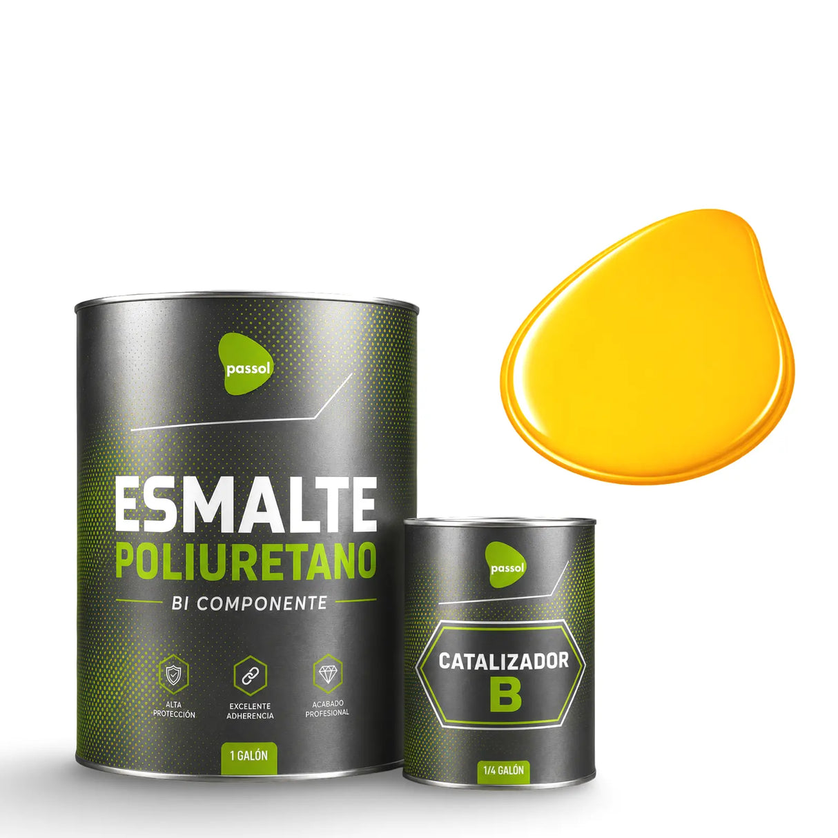 Esmalte Poliuretano Kit A+B Galón PASSOL
