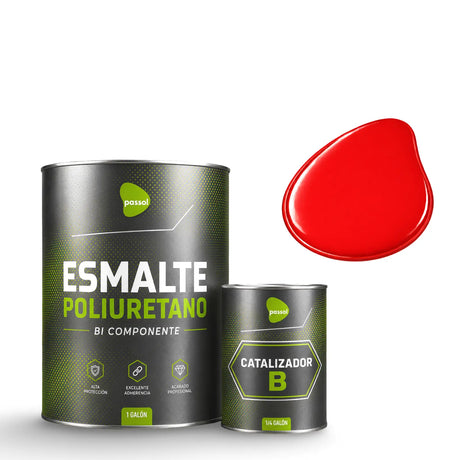 Esmalte Poliuretano Kit A+B Galón PASSOL